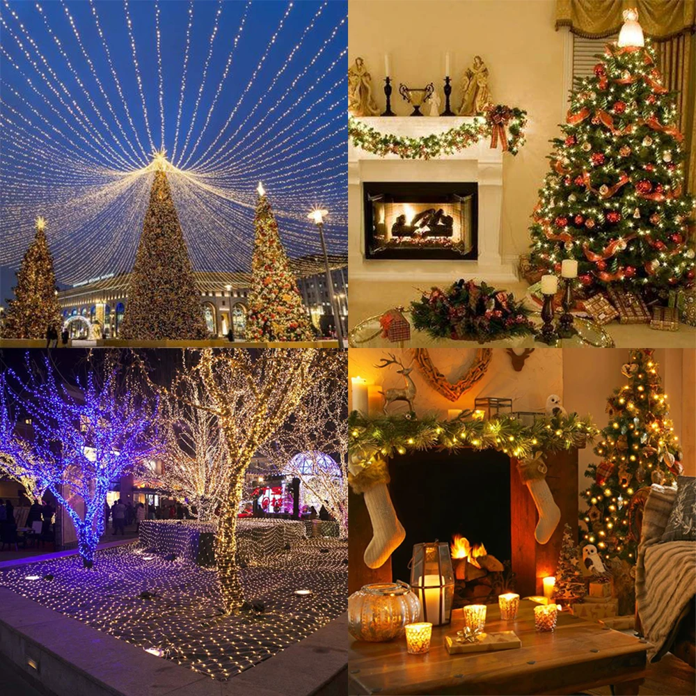 Christmas Lights 5M 10M 20M 30M 50M 100M Led String Fairy Light 8 Modes Christmas Lights For Patio Wedding Party Holiday Lights - Image 5