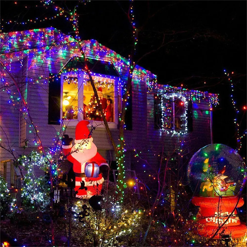 Christmas Lights 5M 10M 20M 30M 50M 100M Led String Fairy Light 8 Modes Christmas Lights For Patio Wedding Party Holiday Lights - Image 4