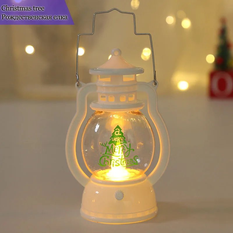 Portable LED Christmas Santa Claus Snowman Lanterns Indoor Decor Lights Battery Powered for Home Xmas New Year Navidad Ornaments - Image 9
