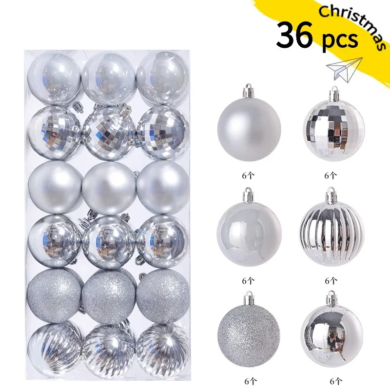 Mini Christmas Ball Ornaments, 24-Piece Set – 1.2 in Tree Baubles - Image 13