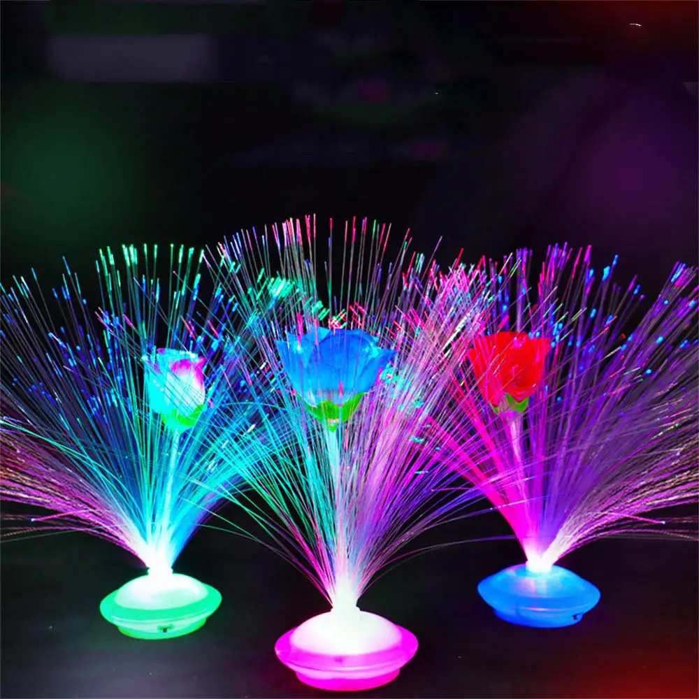 Flashing Home Decor Nighting Lighting Lamps Night Lamp LED Fiber Optic Light Christmas Decoration Multicolor - Image 8