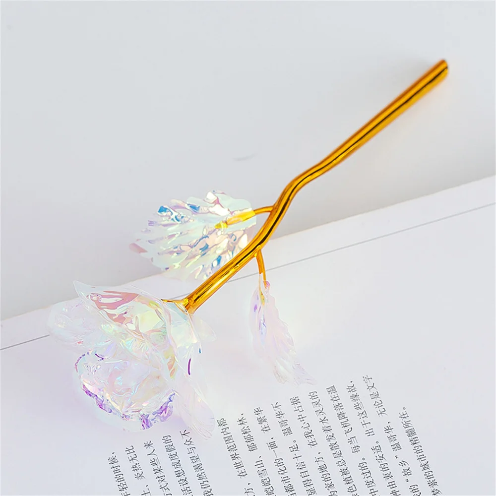 Golden Artificial Rose – Elegant Decorative Gift Flower - Image 7