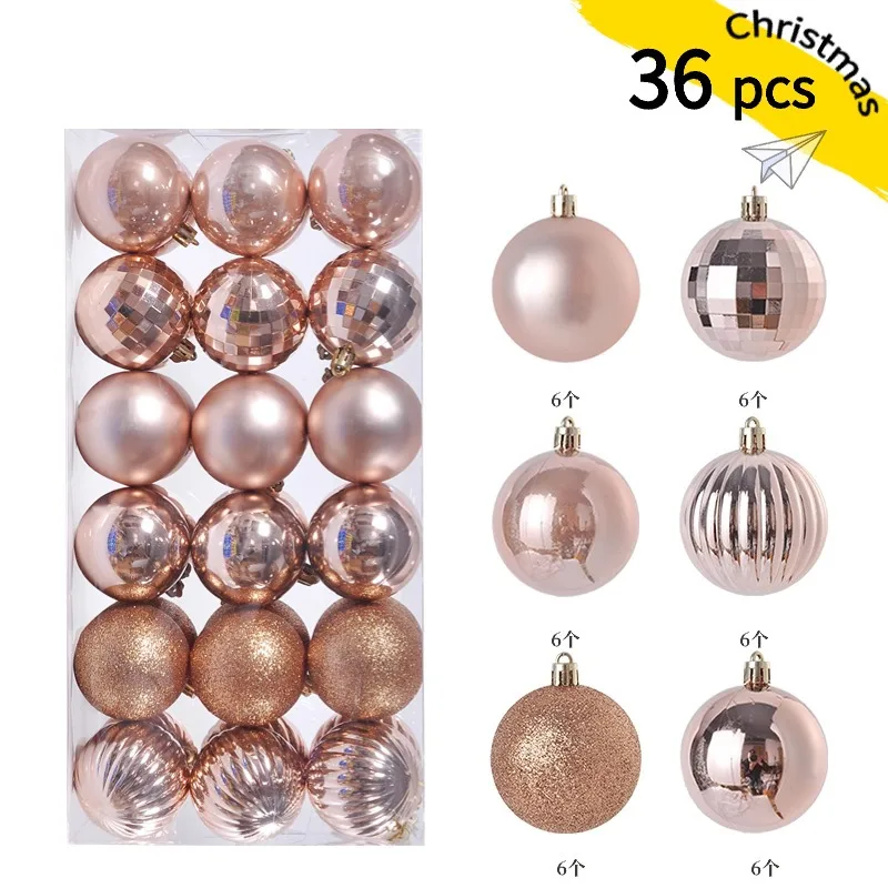 Mini Christmas Ball Ornaments, 24-Piece Set – 1.2 in Tree Baubles - Image 14