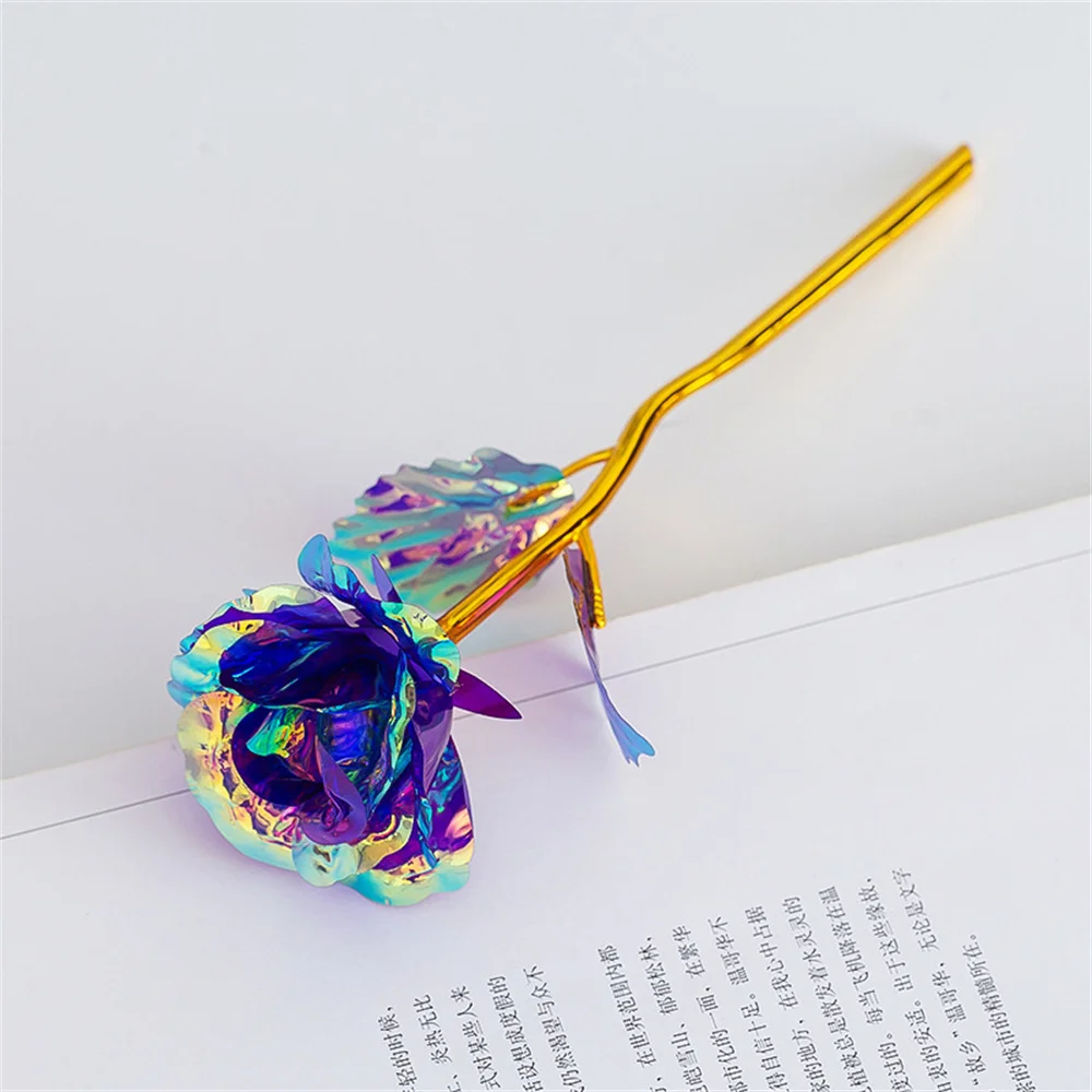 Golden Artificial Rose – Elegant Decorative Gift Flower - Image 8