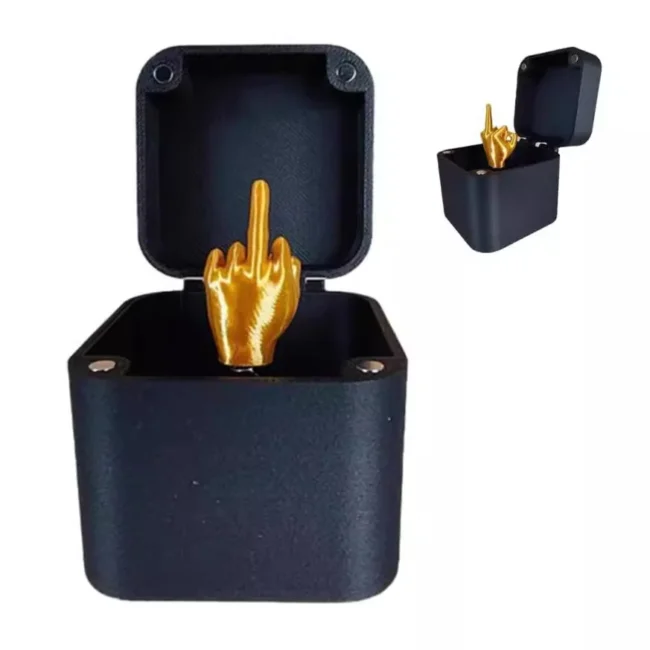 Funny Christmas Prank Gift Box – Novelty Desk Décor