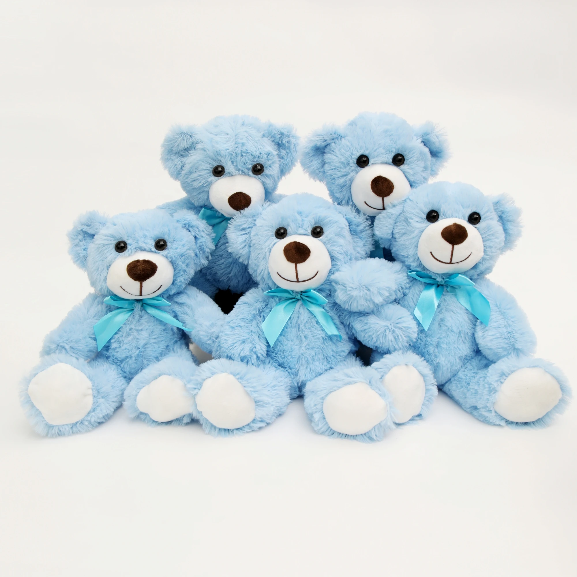 Set of 5 Plush Teddy Bears – Soft Keepsake Gifts - Image 8
