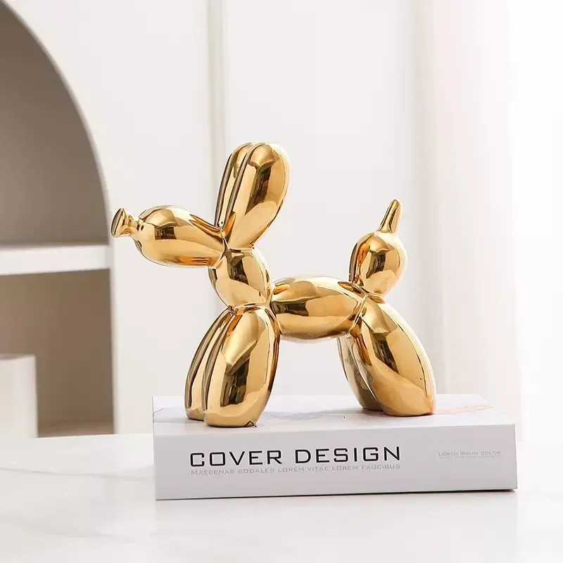 Ceramic Balloon Dog Sculpture – Modern Mini Ornament for Home & Office - Image 9